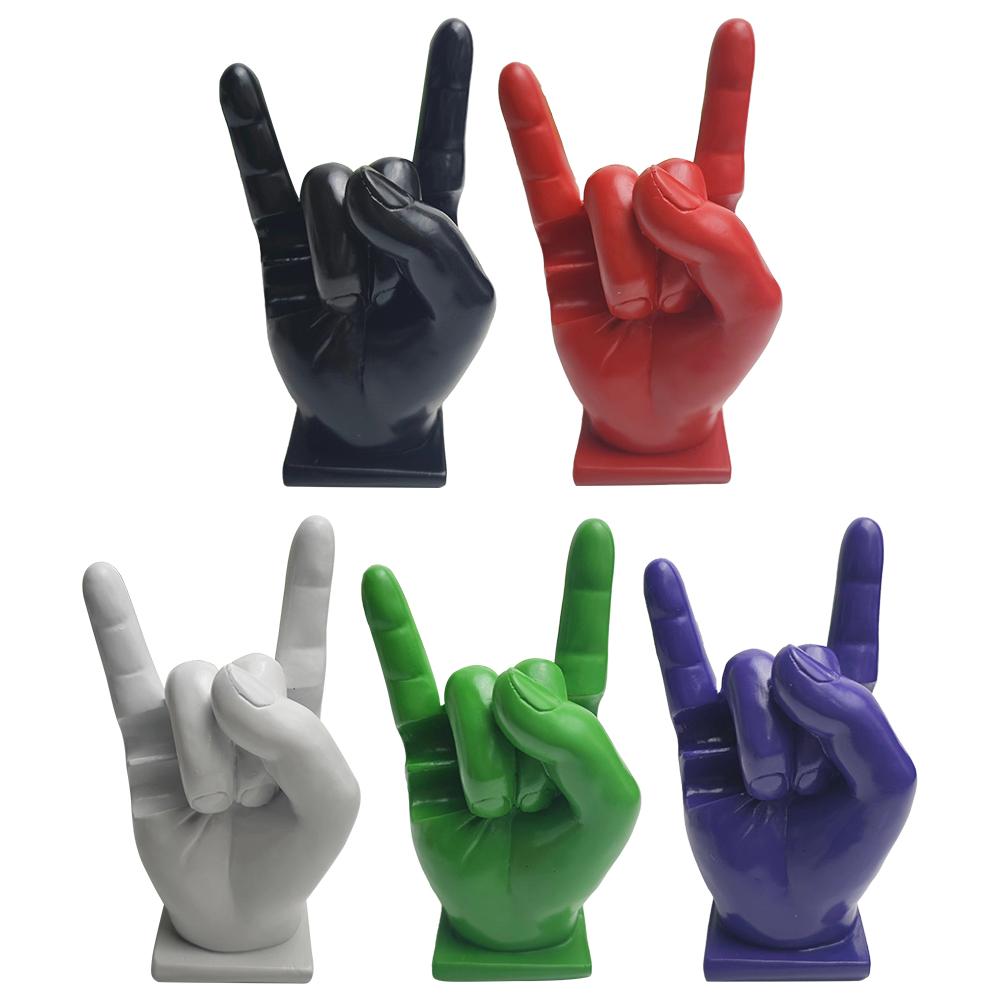 Creative Rock Hand Drum Stick Stand Drumstick Display Stand Rack Resin  Drumstick Holder Home Decoration Funny Gift for Drummer