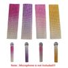 Gold Silver Microphone Decorative Sleeve Wireless Microphone Mic Handle Sleeve  Stage Party