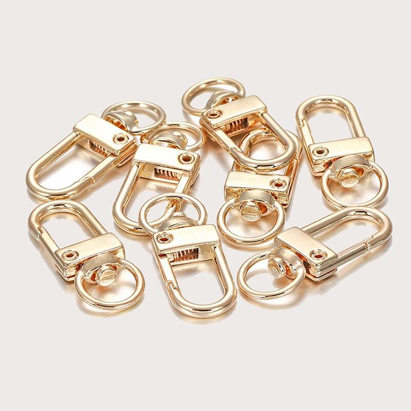 8pcs/lot Metal Universal Buckle Bag Buckle Multi Optional Key Buckle Alloy Buckle Lobster Buckle Bag Accessories