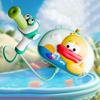 Игрушки для игр в воде с изображением кролика, мультяшный динозавр, рюкзак с водными игрушками для бассейна