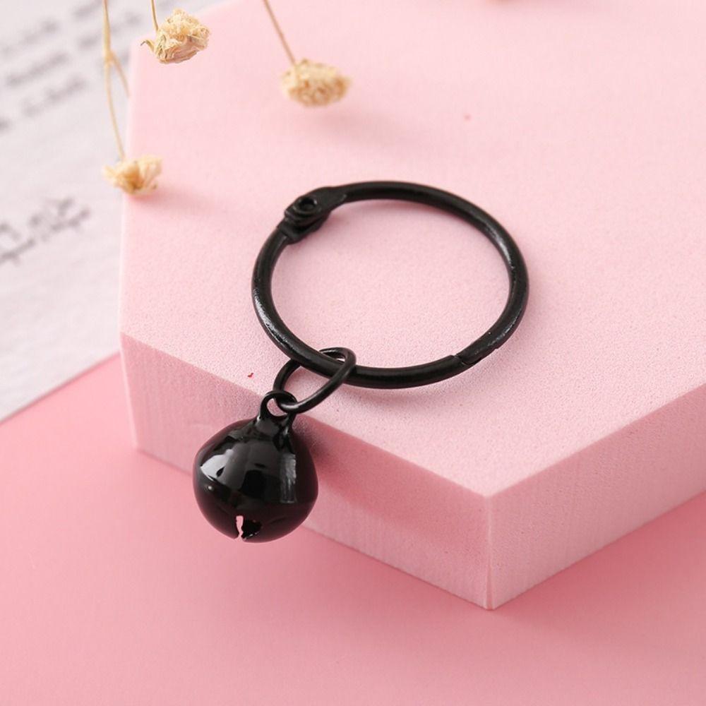 Cute Candy Colors Metal Bells Handmade Colorful Jingle Bell DIY Keychain Pendants Accessories for Decoration