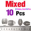 10 шт. Нержавеющая сталь Swim Jig Dancer Jig Blade Chatter Style Приманка Рыболовные Приманки Запчасти для Рыбалки