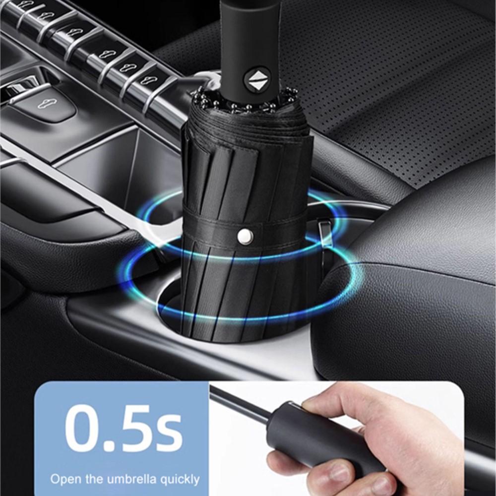 Strong Wind Resistant Umbrella 12K Ribs Fully-automatic Folding Outdoor Travel UV For Alfa Romeo 159 MiTo Giulia GT 147 Stelvio zk5