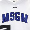 MSGM Свитшоты с длинным рукавом S белый Начес сзади Мужской Б/у