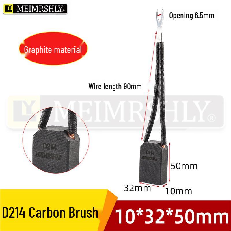 Graphite High Carbon Motor Brushes D214 - Sizes 8, 10, 12.5, 30, 32, 35, 40