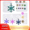 Large Christmas Epoxy Snowflake Silicone Mold for DIY Pendant Ornaments