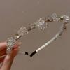 Luxury Crystal Headband Retro Rhinestone Hairband Elegant Zircon Thin Hair Hoop Hair Band Temperament Women Girl Hair Accessory