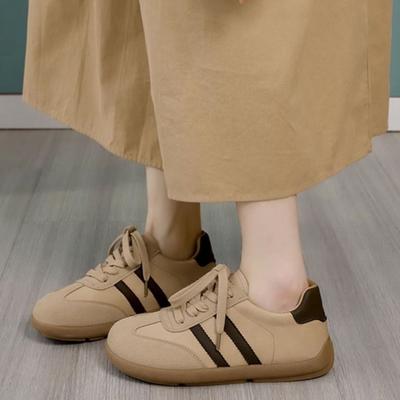 Модная женская обувь Весна Новая мода Повседневная обувь Студенческий стиль Широкий носок Мягкая удобная обувь на плоской подошве Уличная повседневная спортивная обувь2025