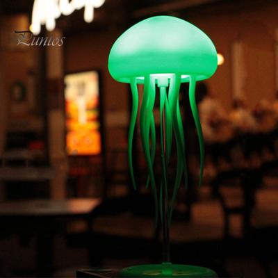 Ночной светильник с голосовым управлением в виде медузы с танцующими ножками, мягкое свечение, перезаряжаемый RGB градиентный светильник в виде медузы, декоративный
