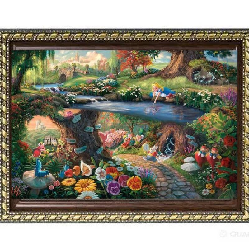 Холст с изображением принцессы-русалки, современная сказочная история, декоративная картина для спальни, детской комнаты