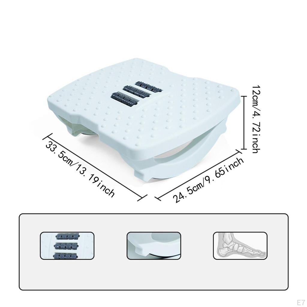 Качающаяся подставка для ног под стол, поддержка для ног, универсальная нескользящая подставка, портативная эргономичная подставка для ног