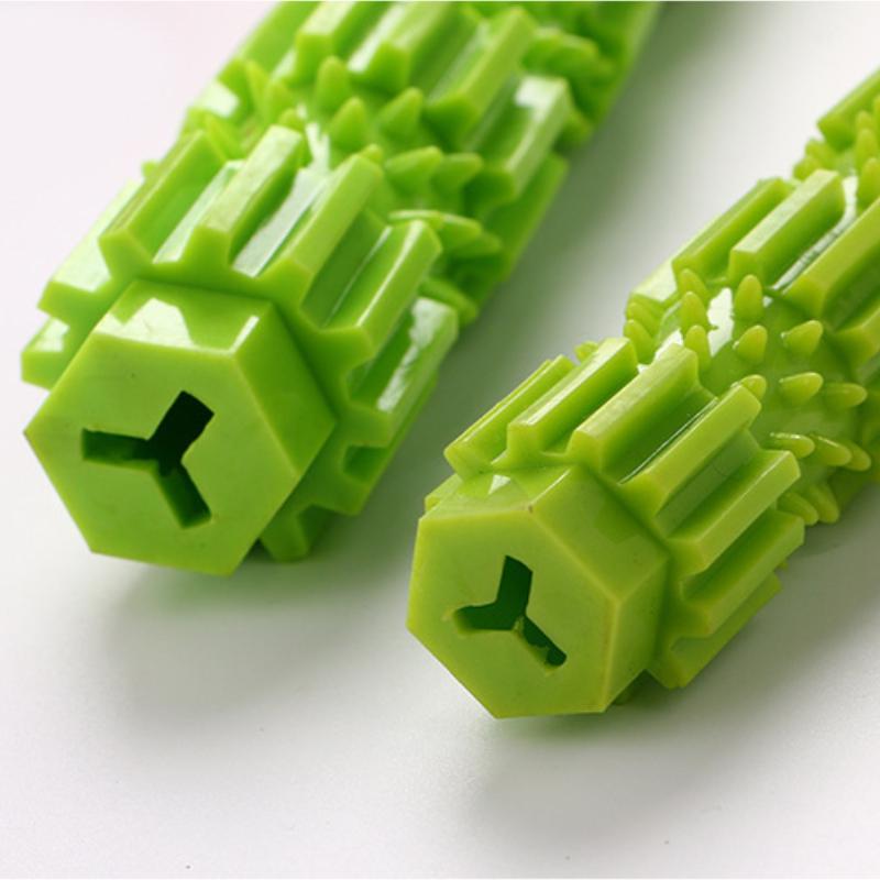 2м Игрушка для жевания для домашних животных для кормления агрессивных жевателей Полая резиновая палочка Игрушка для чистки зубов Скрипучая резина Нетоксичная собака