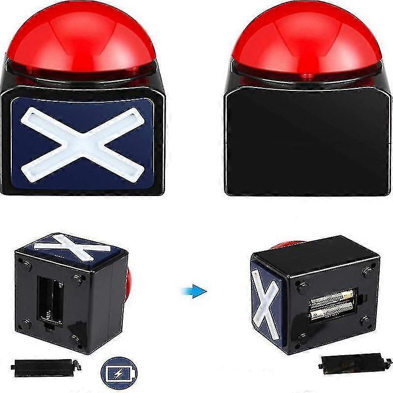Game Answer Buzzer Alarm Button With Sound Light Trivia Quiz Got Talent Buzzer