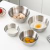 304 Stainless Steel Mixing Bowl Kitchen Anti-scalding Cooking Salad Bowls Set Egg Food Egg Mixer Bowl Baking Tools Tableware