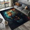 27 Стилей Новый Свирепый Тигр Лев Леопард Зверь Животное Дикая природа Мультяшный Ковер Коврик для Гостиной Спальни Дивана, Нескользящий Напольный Коврик