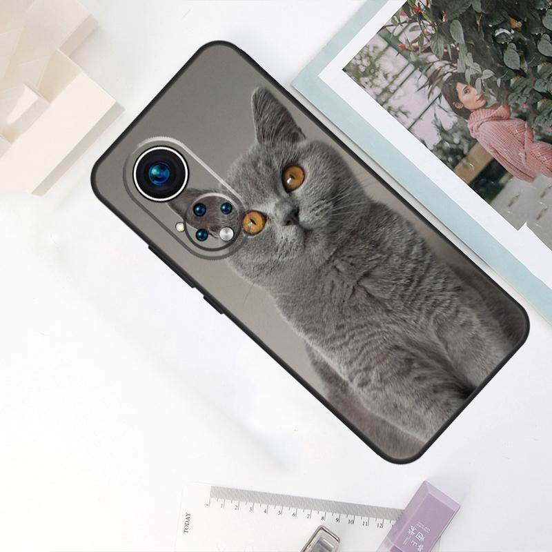 Кошка Британская короткошерстная Для Honor Magic 8 Pro 6 7 Lite Чехол Для Honor 200 400 50 70 90 X8c X8b X9a X9b X9c X9d Win RT