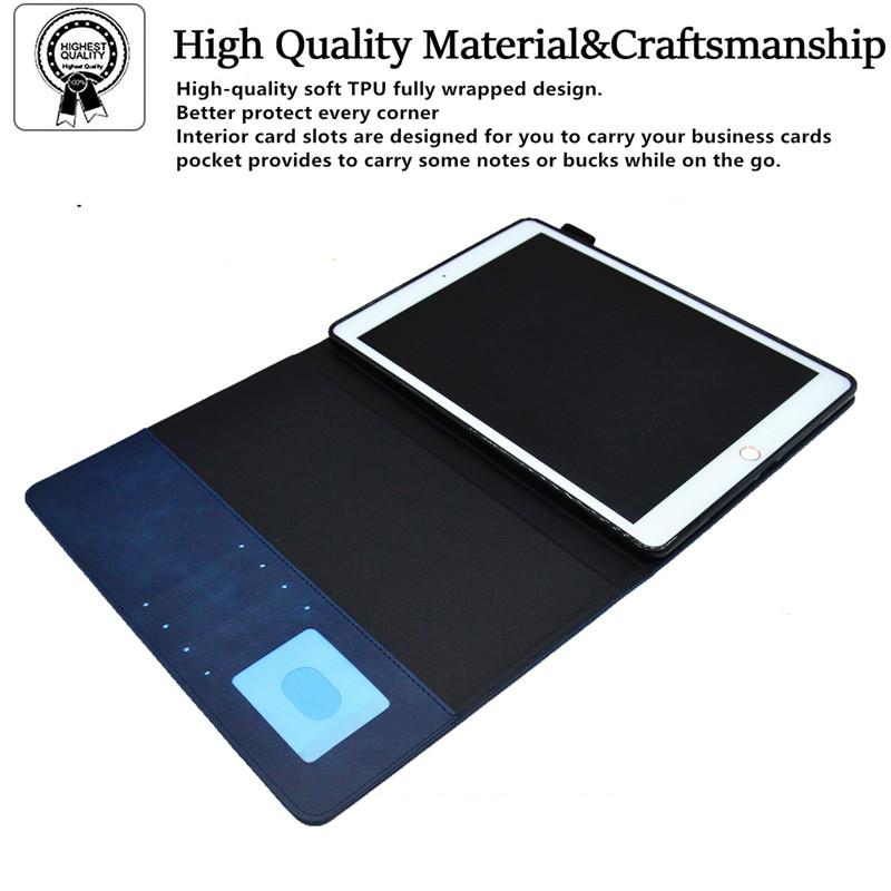 Чехол для iPad 10 9-го поколения, роскошный кожаный чехол-кошелек для iPad 9.7 10.2 Pro 10.5, чехол для iPad 9 10 8 7 6 5-го поколения Air 2