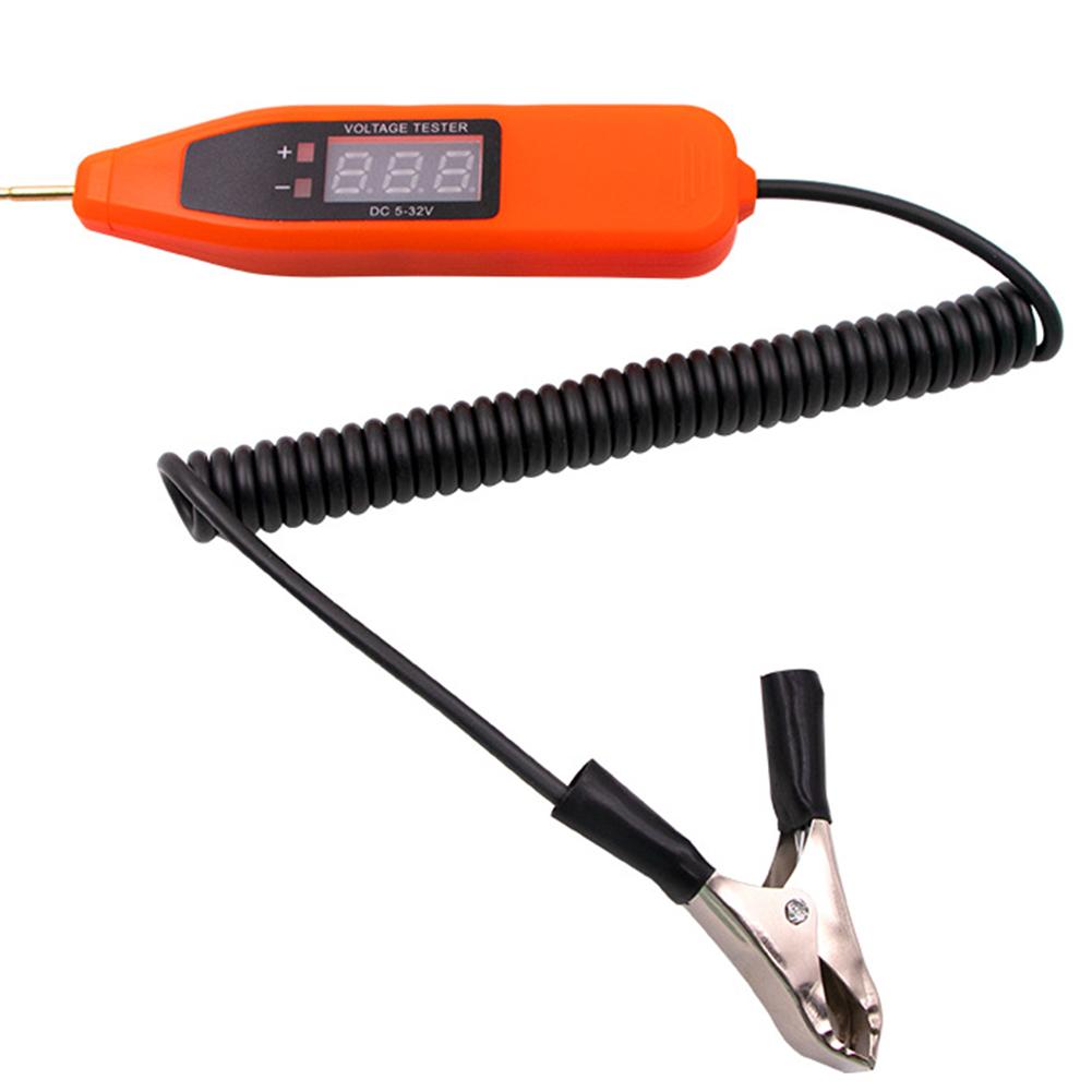 Car Circuit Tester Digital Display Voltage Detection Pen Repair Special Lcd Test Pen Detection Lamp Car Tools