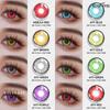 Colored Contact Lenses Halloween Carnival Night Vampire Red Lenses Comic Cosplay Hatsune Miku Blue Contact Lenses 1 Pair