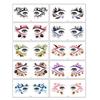 Cartoon Halloween Face Tattoo Disposable Halloween Bat Face Stickers  Enhance Atmosphere