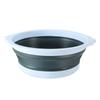 Foldable Washbasin Portable Plastic Thickened Foldable Basin for Travel Dormitory Washing Clothes L