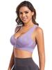 Padded Sports Bras for Women High Impact Seamless Yoga Bra with Removable Cups Athletic Crop Tank Tops Gym Workout Brassieres
