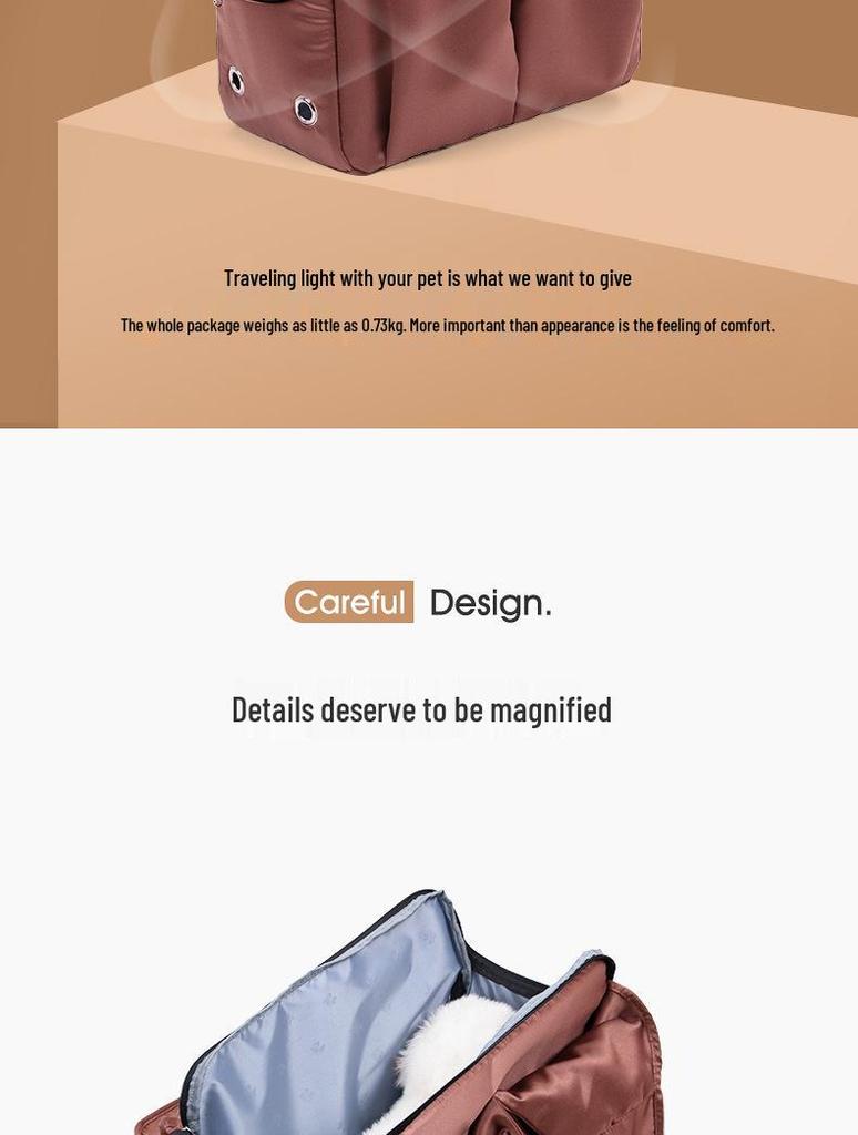 Portable Cat & Dog Carrier: Breathable, Large-Capacity Handbag/Backpack
