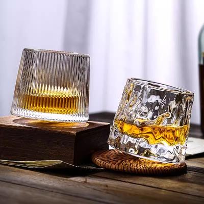 Стакан Glacier из хрустального стекла Креативный стакан для сливы Вращающийся стакан для виски Стакан Ocean