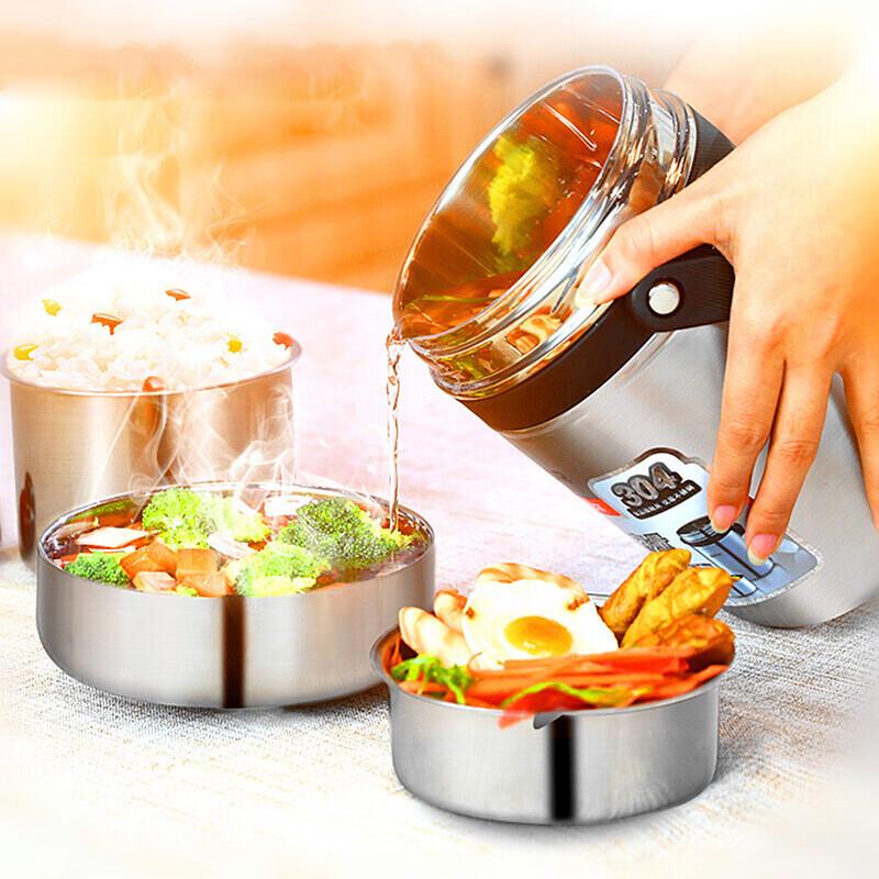 Supor KF19A1 1.9L Multi-layer 304 Stainless Steel Insulated Food Carrier