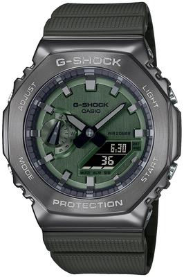 Часы Casio с металлическим корпусом GM-2100B-3AJF Мужские Зеленые