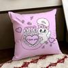 Cute EEsther Bunny Pink Cushion Cover Reversible Soft Durable Pillow Cover Home  Car MultiScene Use for Daily Comfort
