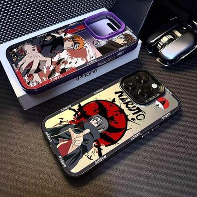 Чехол для iPhone Itachi Akatsuki для iPhone 12 до 16 Pro Max – Энергичный и Уникальный Дизайн