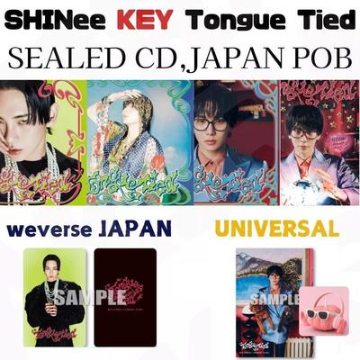 SHINEE KEY ЯПОНИЯ Tongue Tied CD ЗАПЕЧАТАННЫЙ ЯПОНИЯ POB ФОТОКАРТОЧКА ПОСТЕР