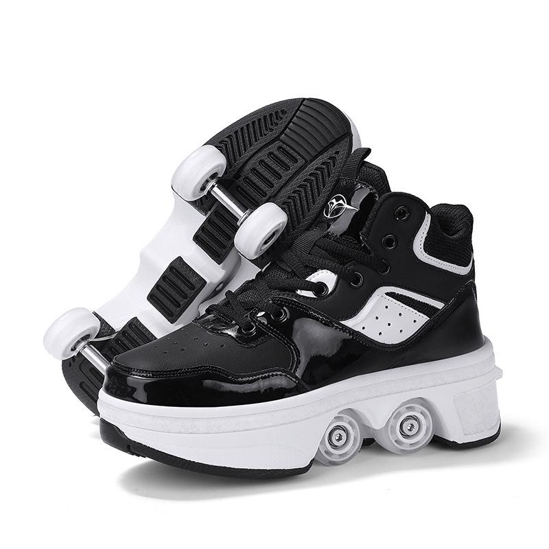 Zhang Guowei Style Adult & Kids 4-Wheel Roller Skates: Walkable & Skatable