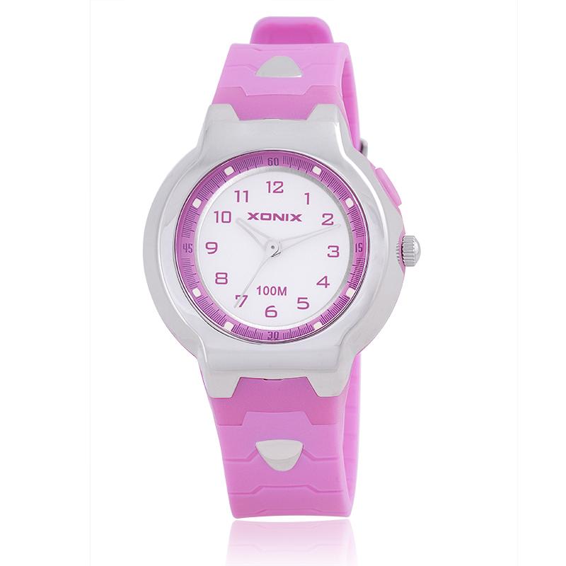 XONIX GOLDEN New Fashion Women Quartz Wristwatches Waterproof 100m Swim Diver EL Luminous Student Electronic Female Watches WX