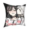 Akudama Drive Cute Anime Square Pillow Case Polyester Cushions for Sofa Ordinary Person Swindler Ippanjin Casual Cushion Covers