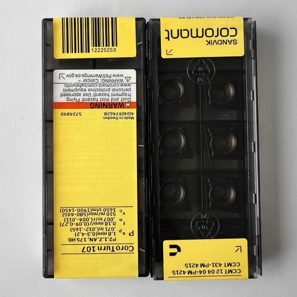 SANDVIK / CCMT120404-PM 4215 / Original Swedish hard alloy blade 10 Pcs