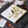 White And Gold Design Happy Birthday Napkins Tissue Paper Napkins  Birthday Party