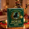 Horse Advent Calendar 2025 24 Days Christmas Countdown Calendar with 24 2D/3D Horse Ornaments Holiday Gift for Horse Lovers Collectors