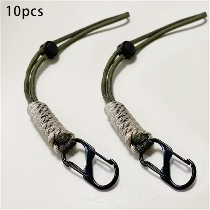 4 шт. Креативный простой цветной плетеный шнурок Брелок против потери Аксессуары для подвешивания на рюкзак Брелок для автомобиля Подвесной шнурок