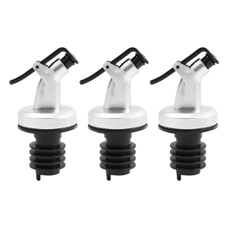 Новая пробка для бутылки с маслом, резиновая пробка с замком, уплотнение, герметичное пищевое пластиковое сопло, распылитель, дозатор ликера, разливщик вина, барная посуда