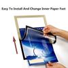 Magnet Poster Frame Soft Frames A4 Canvas Frames Adhesive Window Notification Wall