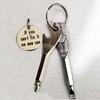 Portable EDC Multitool: Keychain with Screwdriver, Hex Key, & Bottle Opener