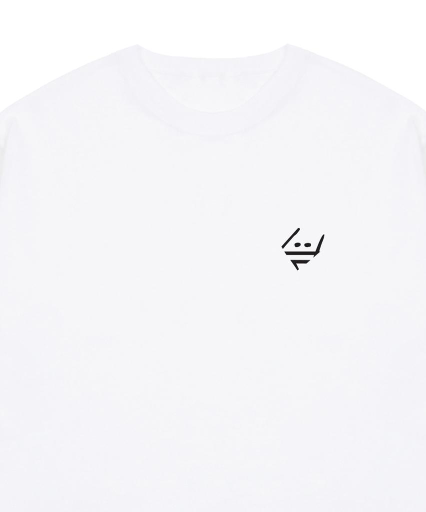 GRAVER [Unisex] Signed Black Lettering Back Logo Short Sleeve T-Shirt_White