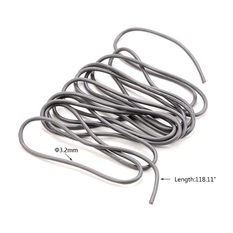 Кабель звукоснимателя для гитары, 3-жильный, монтажный провод для гитарной схемы, экранированный провод для гитары