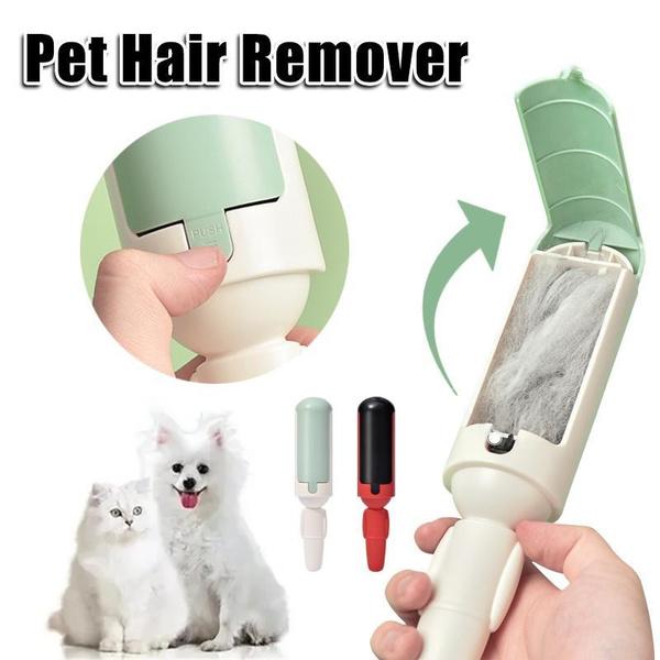Новый многоцелевой прибор для удаления волос с домашних животных, электростатическая щетка, наклейка для шерсти кошек, собак, роликовая наклейка для ворса, самоочищающаяся щетка для удаления волос, двухсторонняя щетка