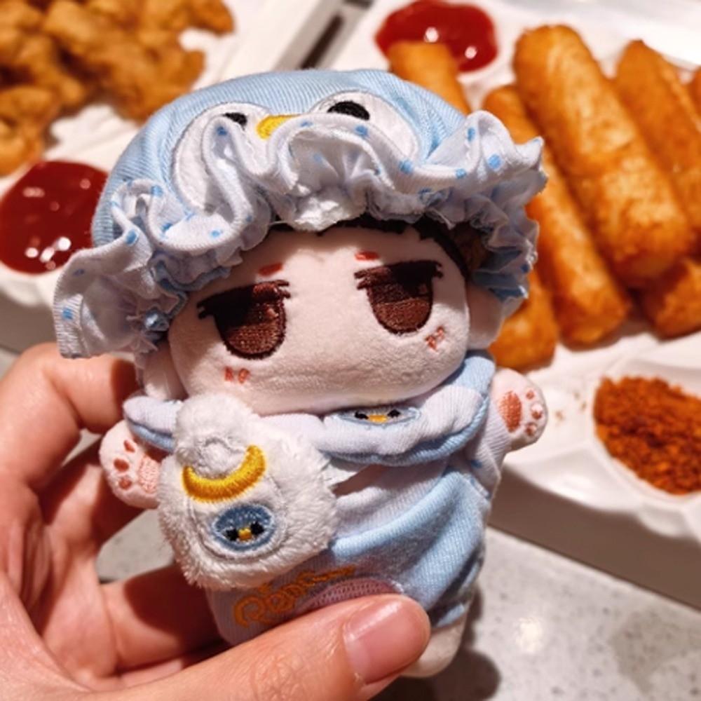 1 set Baby Bottle Cotton Doll's Clothes Set Cartoon 10cm Doll Clothes Doll Accessories