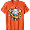 Ice Cream Drip Baseball Stuff Baseball Drip для мальчиков Футболка с графическим принтом Baseball Drip Team Новинка Подарки Y2k Блузки с коротким рукавом