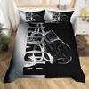 Пододеяльник для мальчика Бокс Твин Квин, Комплект постельного белья на тему спортивных игр, Пододеяльник с боксерскими перчатками для детской комнаты, комнаты подростка, комнаты боксера