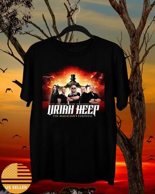 Футболка Uriah Heep Band The Magician Farewell Tour 2025 Размеры S-5XL